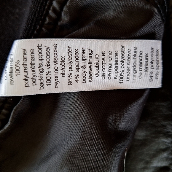 NWOT Black Pleather Jacket - Picture 6 of 6